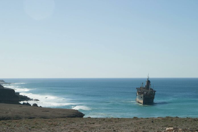 Galleon Ship on Sea